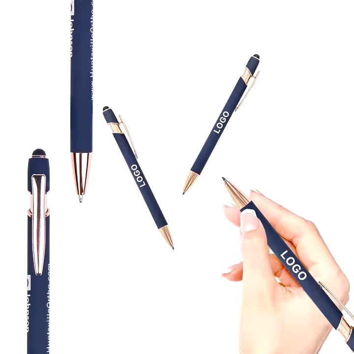 Stylo Métallique Multifonction avec Stylet - Toucher Doux