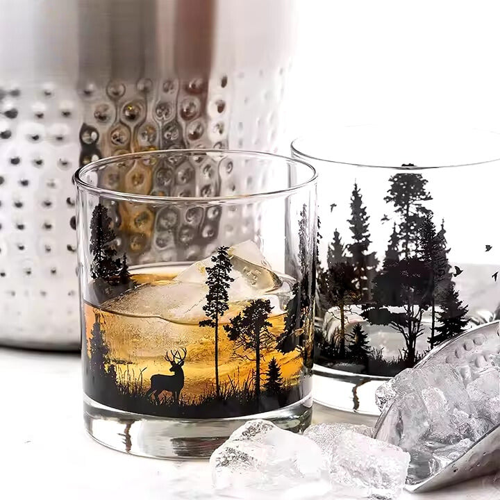 Verre à Whisky Personnalisé 300ml - Base Lourde et Impression UV